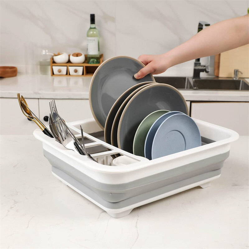 Giá Để Bát Đĩa Gấp Gọn Dụng Cụ Thoát Nước Nhà Bếp Giá Sắp Xếp Đựng Bát Đĩa Bộ Đồ Ăn Giá Để Đồ Khô Gấp Gọn Tiện Dụng Cho Gia Đình Giá Đỡ TPR