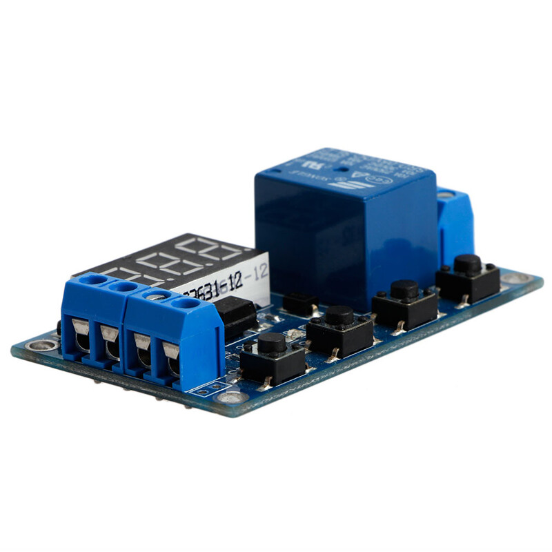 6-30V Relay Module Switch Trigger Time Delay Circuit Timer Cycle Adjustable