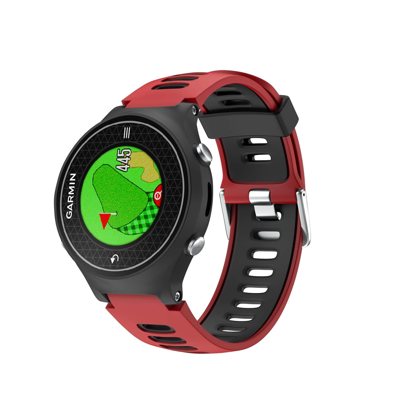 Compatible for Garmin Forerunner 735XT Straps, Soft Silicone Replacement Watch Bands for Garmin Forerunner 230/235/ 620/630/ 735XT Smart Watch