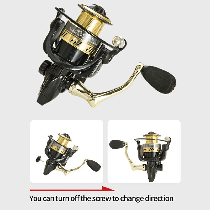 2023 5.21 High Speed Metal Spool Spinning Reel Fishing Reel Max Drag