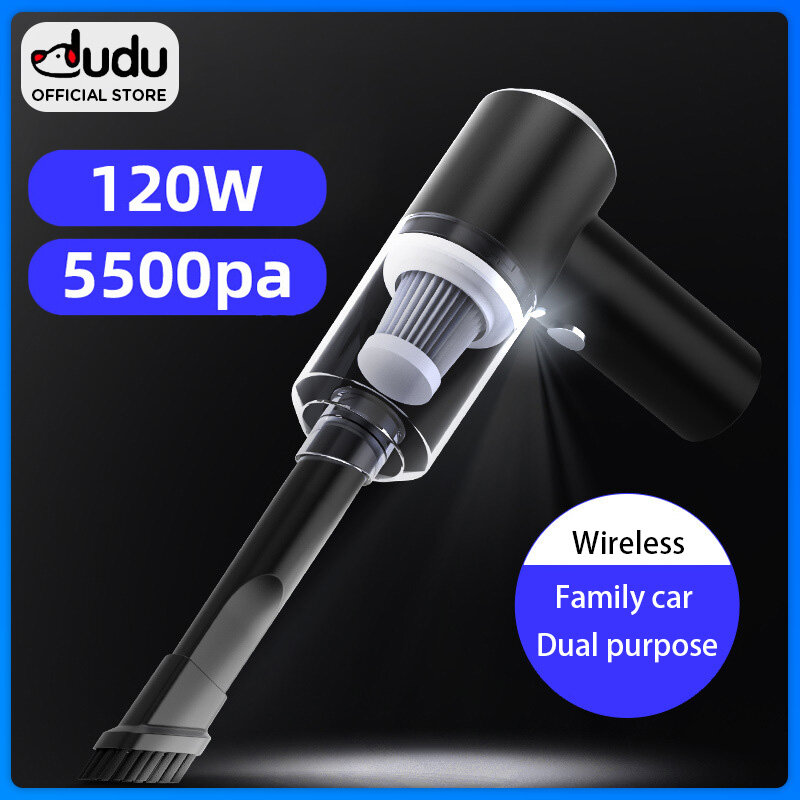 【DUDU Pet】Pet Hair Vacuum Cleaner Tool Car Vacuum Cleaner Car Wireless Charging Car Home Wet and Dry Dog Mini Pet Hair Vacuum Cleaner