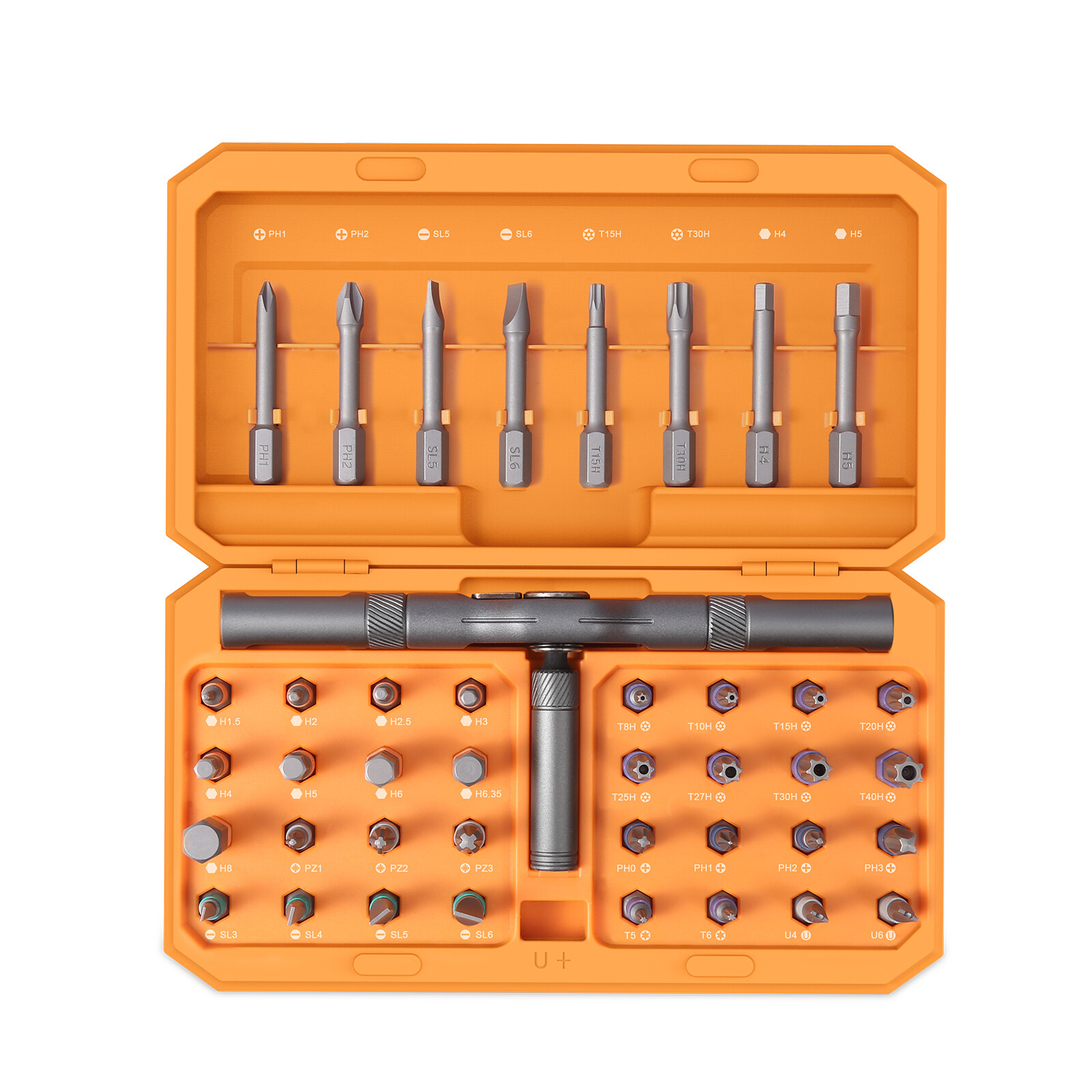 Brifit 42pcs Ratcheting Screwdriver Set, Multi Bit Screwdriver Set, Mini Repair Tool Kit with Detachable T Ratchet Handle for Eyeglasses PC Electronics