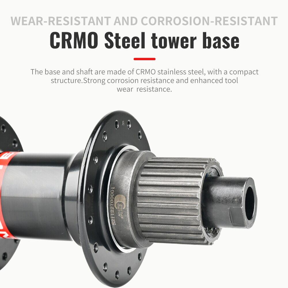 Novatec ดุมล้อจักรยาน D041/D442SB MTB,เทปคาสเซ็ตปราศจากโลหะ CRMO สำหรับ ...