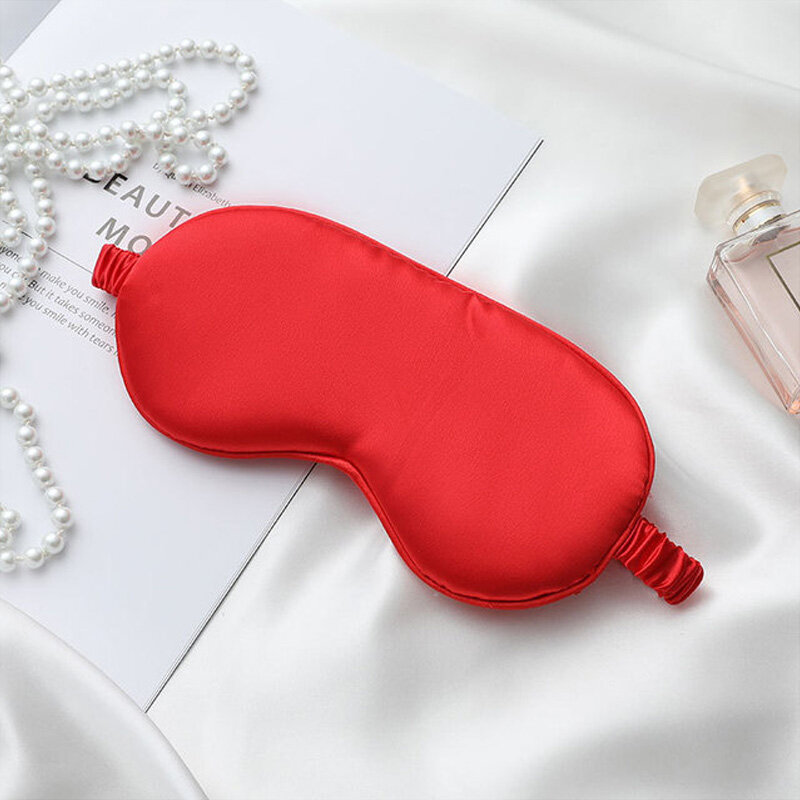 SingleLady Mặt Nạ Ngủ Lụa Dâu Tằm Che Mắt Lụa Hai Mặt Màu Trơn