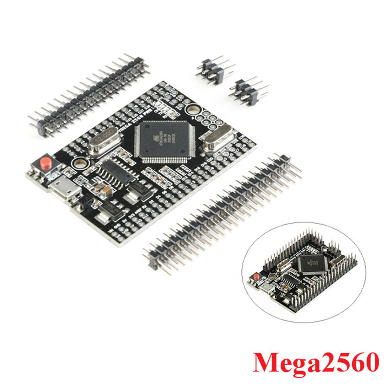 1PCS Smart electronic development board Mega2560 Pro embedded CH340G/ ATmega2560-16AU USB for Arduino development board with male needle compatible MEGA2560