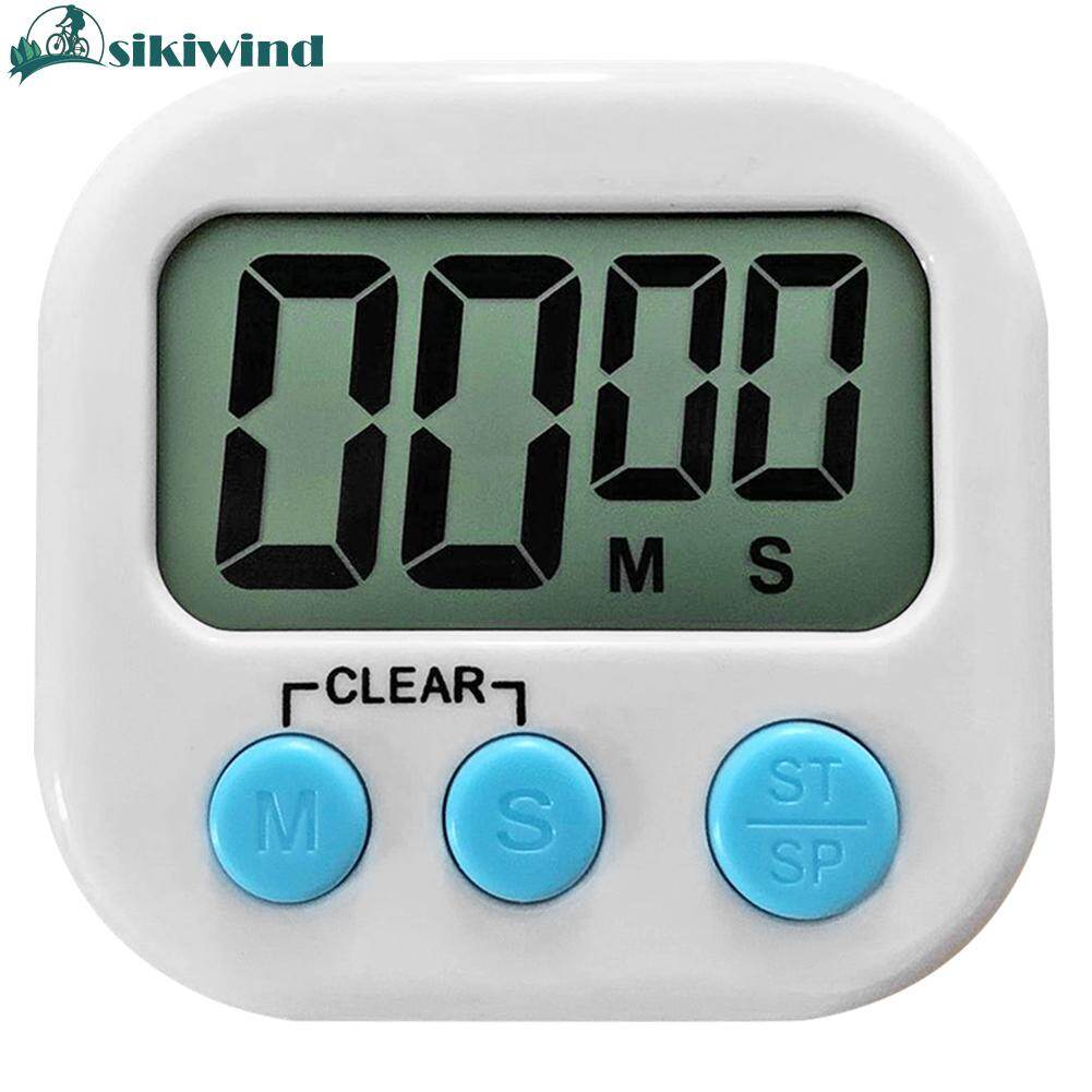 LCD Digital Timer Magnetic Kitchen Table Countdown Alarm Clock with Stand