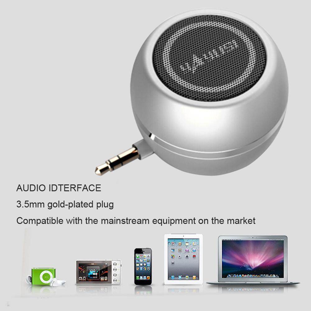 A5 Mini Speaker 3.5mm Jack AUX Stereo Music Audio Player for Phone Notebook