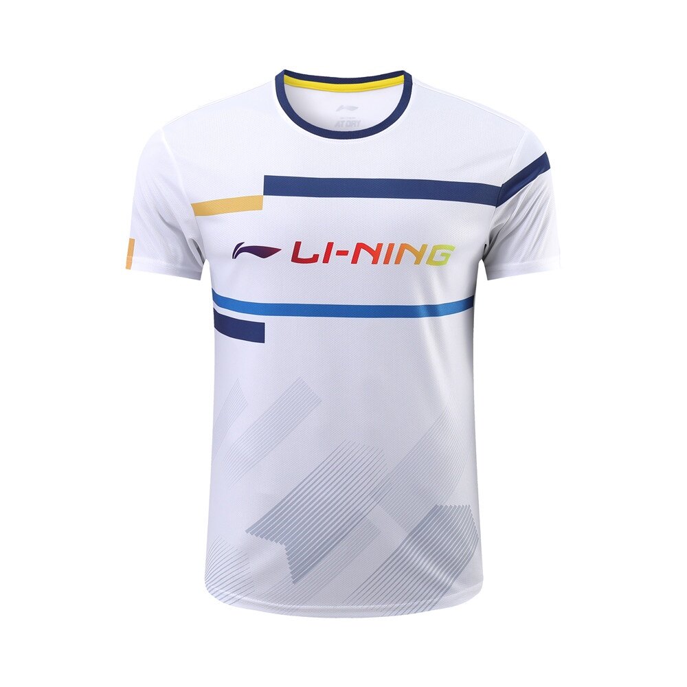 New Li Ning 3680 Men and Women Training Competition Short-sleeved Tennis Badminton Wear Sports T-shirt