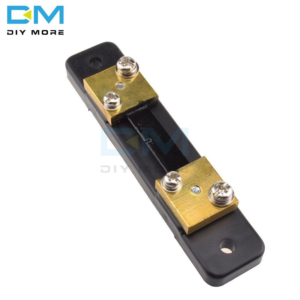 diymore Máy đo điện trở Ampe AC DC 75mV 50A Ampe kế chính hãng Máy đo điện trở thiết kế Shunt Dòng điện mở rộng cho bộ khuếch đại kỹ thuật