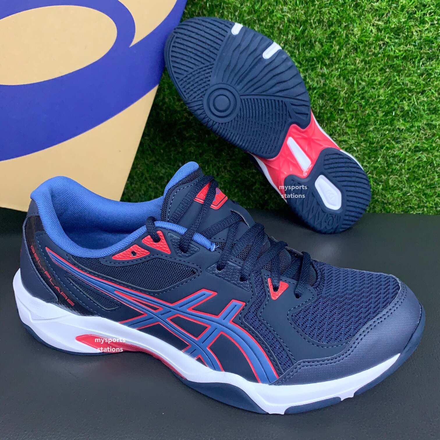 Kasut badminton asics on sale 219