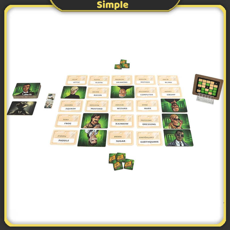 Codenames Board Game Duet & Pictures Version English Abstract Strategy Suspense Game