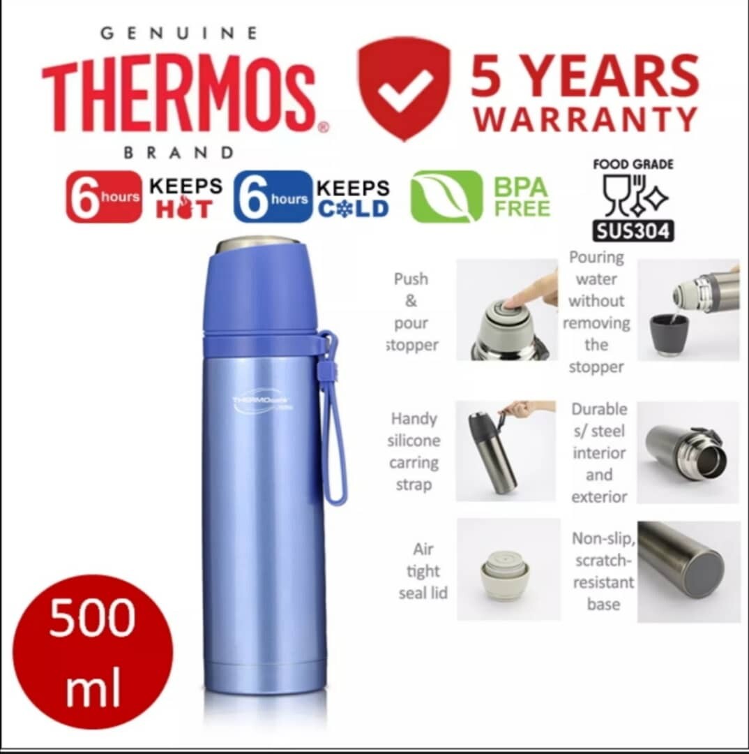 Thermos ThermoCafe Perfect Living Flask with Strap TCPL-501F