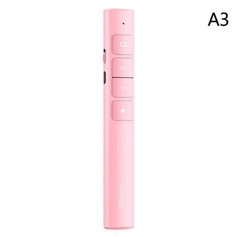 New Multifunctional Rechargeable Wireless Presentation Clicker Powerpoint Pen USB Remote Control Flip Pen Laser Courseware Remote Control Laser Projection Pointer Pen