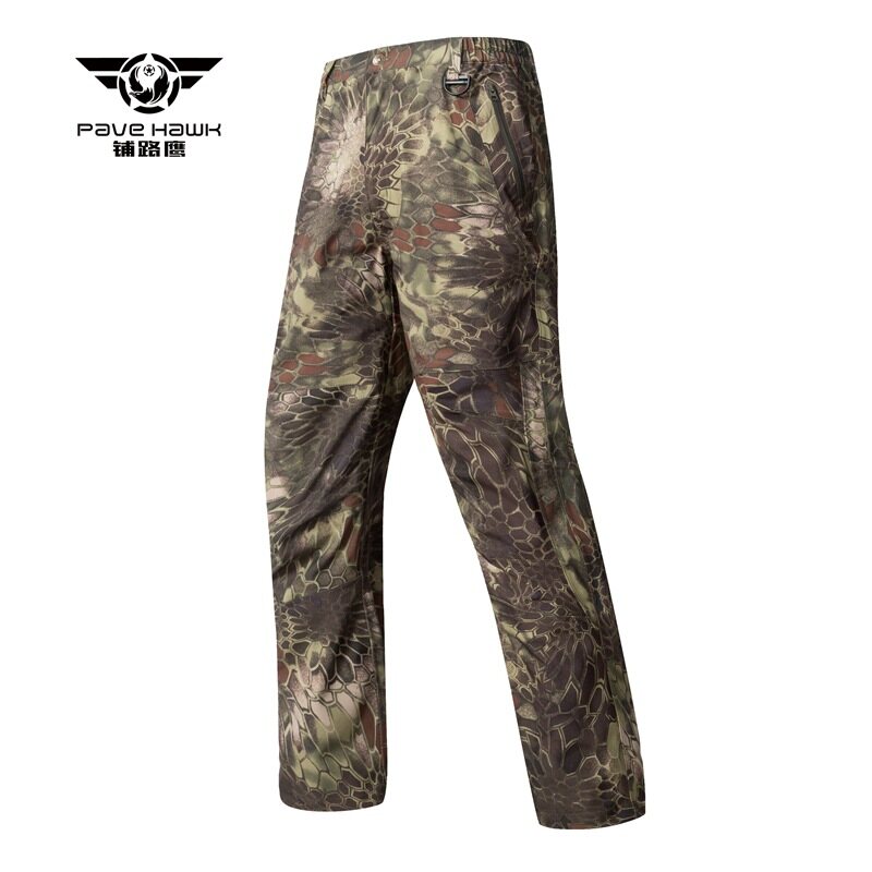 Pave Eagle Tactical Hard Shell Pants Camouflage Hard Shell Assault Pants Full-pressed Slim-fit Assault Pants PLY-43