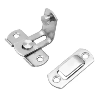 90 Degree Stainless Steel Sliding Door Chain Lock Cabinet Latch Stainless Steel Sliding Door Chain Lock