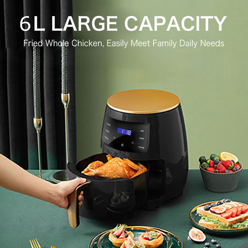 Air fryer 6 liter air fryer murah di malaysia 气炸锅airfryer oilfree low