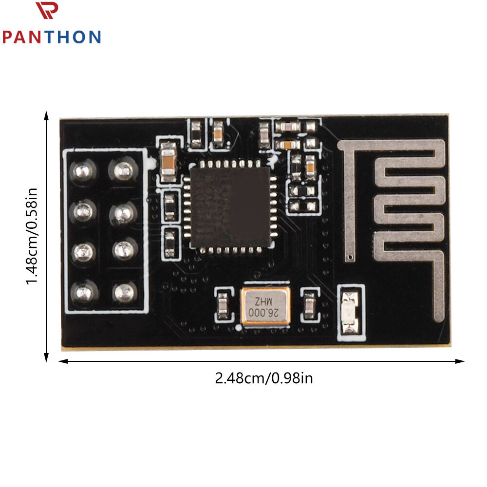 PANTHON ESP8266 ESP-01 Serial WiFi Wireless Transceiver Wireless Module Development Board LWIP AP+STA