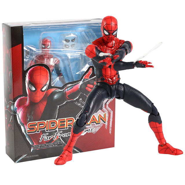 SHF Spider Man Far From Home Spider man Upgrade Suit Ver. PVC Action Figure Collectible Model Toy Spiderman Upgrade Toys Spiderman Ornament Lazada Lazada PH