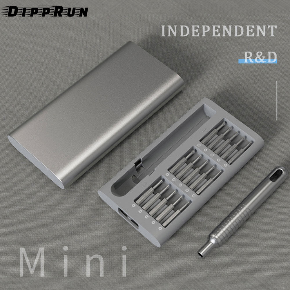 DIPPRUN 31 in 1 Precision Screwdriver Set Mini Magnetic Screwdriver Set Screwdriver Repair Tool for Watch Eyeglass Phone PC Electronics