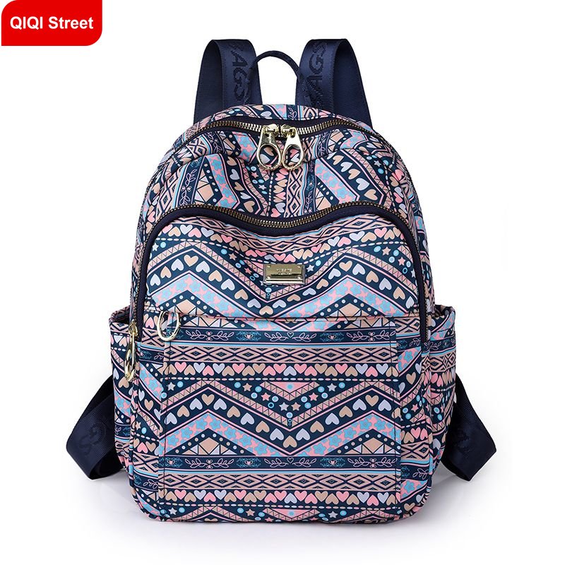 Travel backpack, large women's backpack,elderly waterproof travel backpack, new floral bag, oxford cloth backpack, school bag, laptop backapack