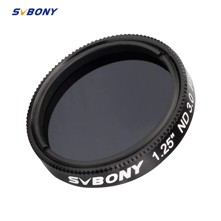 Svony SV139 1.25กรอง0.1% กรองแสงดวงจันทร์สำหรับกล้องโทรทรรศน์ช่องมองภาพลดพื้นผิวดวงจันทร์โดยรวมความสว่าง