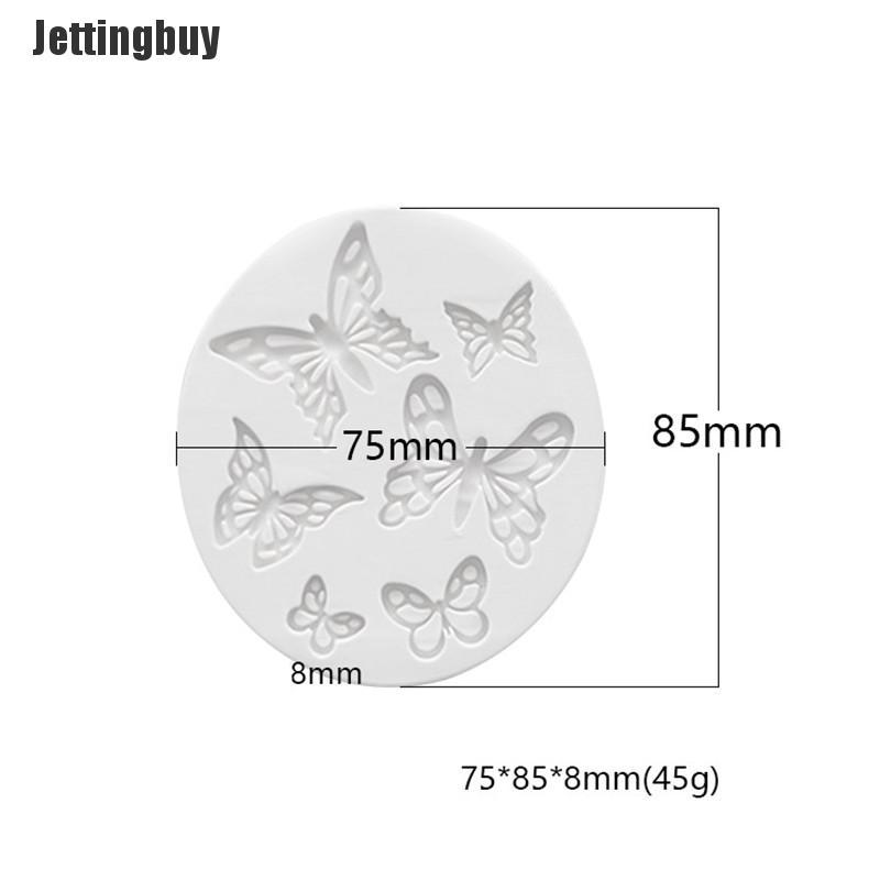 [Jettingbuy] Sugarcraft Butterfly Silicone Mold Fondant Mold Cake Decor Tools Chocolate Mold