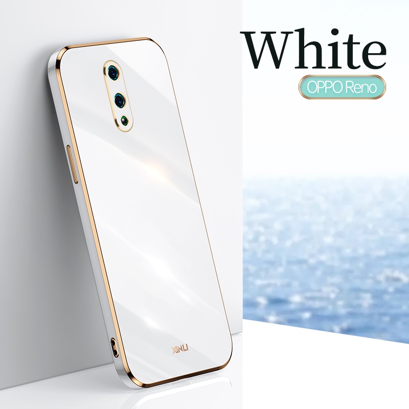Ốp Cho OPPO Reno Ốp Mềm Silicone TPU OPPO Reno 2F Reno2F Ốp Lưng Chống Sốc Mạ Điện Bảo Vệ