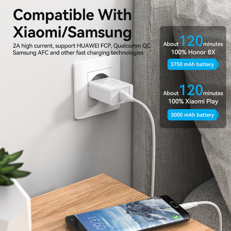 Vention Cáp Micro USB Cáp Dữ Liệu USB Sạc Nhanh 3A 2M 3M Cho Điện Thoại Di Động Samsung Xiaomi Huawei Android Cáp Sạc USB