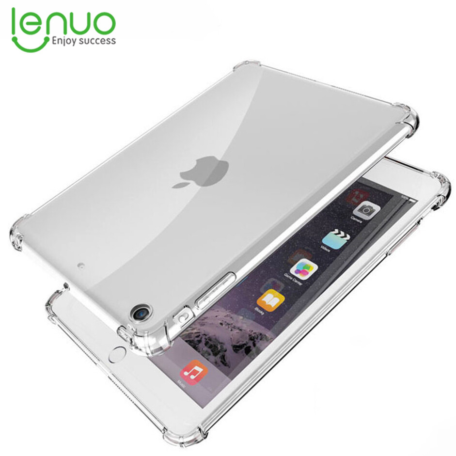 Lenuo Airbag Shockproof Phone Case For ipad mini 6 mini 5 4 3 2 1 Casing Luxury Silicone Back Cover Transparent Case