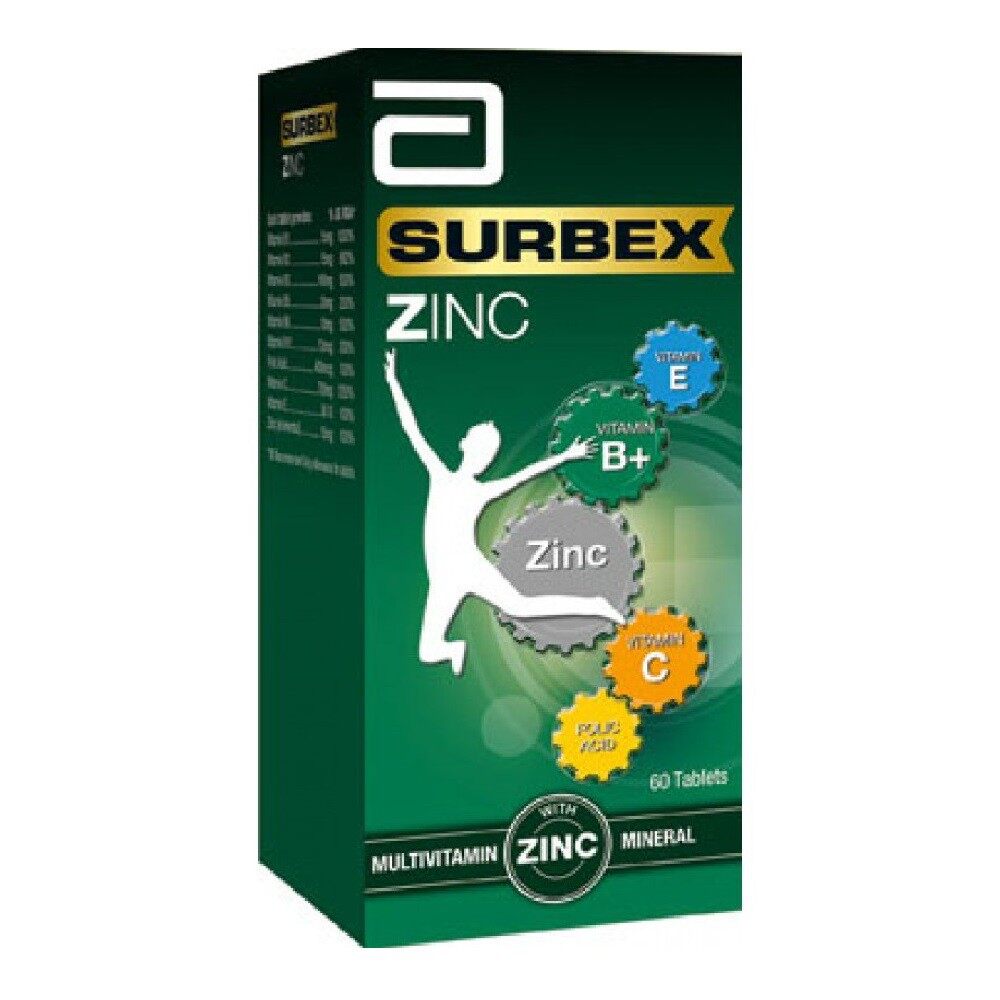 Abbott Surbex Zinc 750mg 60s EXP 07/2024 Lazada