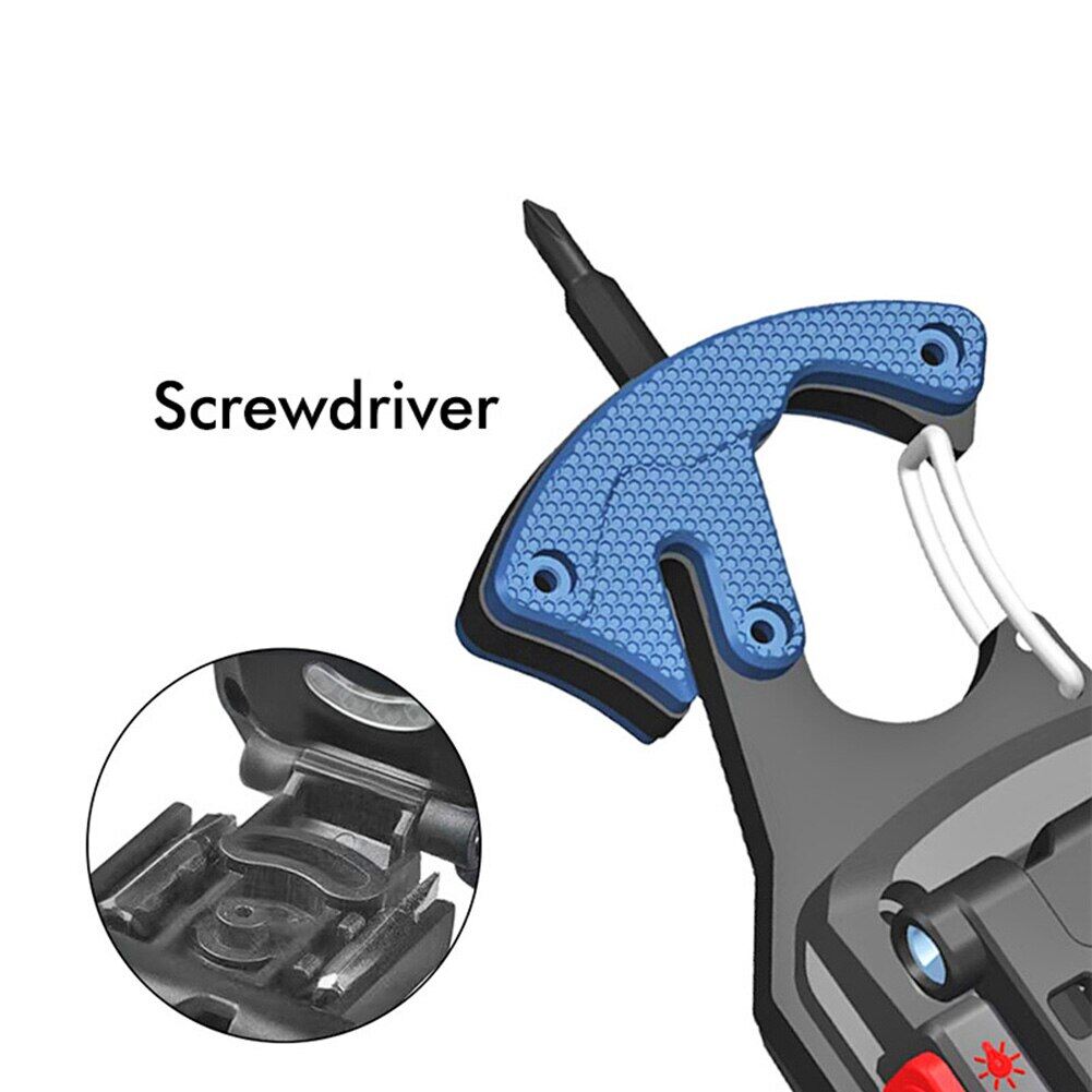 Cuguu cob work light multi-function rechargeable flashlight 3 gear screwdriver LED lamp key chain for camping