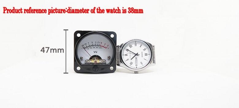 2 Chiếc Đồng Hồ VU Lớn 45Mm Bảng Mạch Khuếch Đại Âm Thanh Nổi Chỉ Báo Mức Có Thể Điều Chỉnh Với Trình Điều Khiển