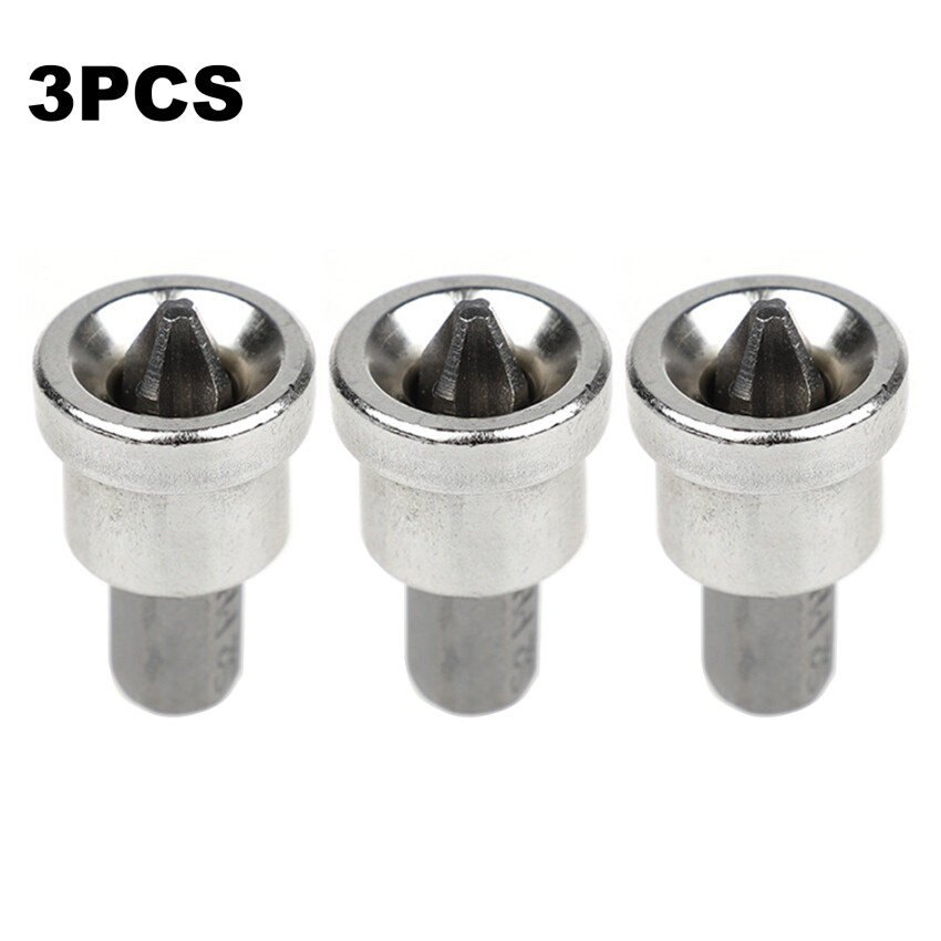 3Pcs Set Depth Stop Plasterboard Screws Locating Screwdriver Bits PH2 Hex Shank Drywall Dimpler Bits Drilling Bits Tools 25/50mm