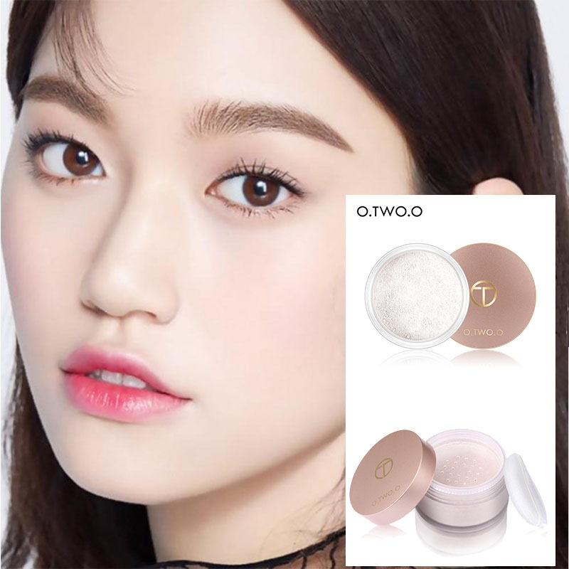 100 Original Cod O Two O Smooth Matte Loose Powder Makeup Transparent Finishing Powder Waterproof For Face Finish Setting With Cosmetic Puff Lazada