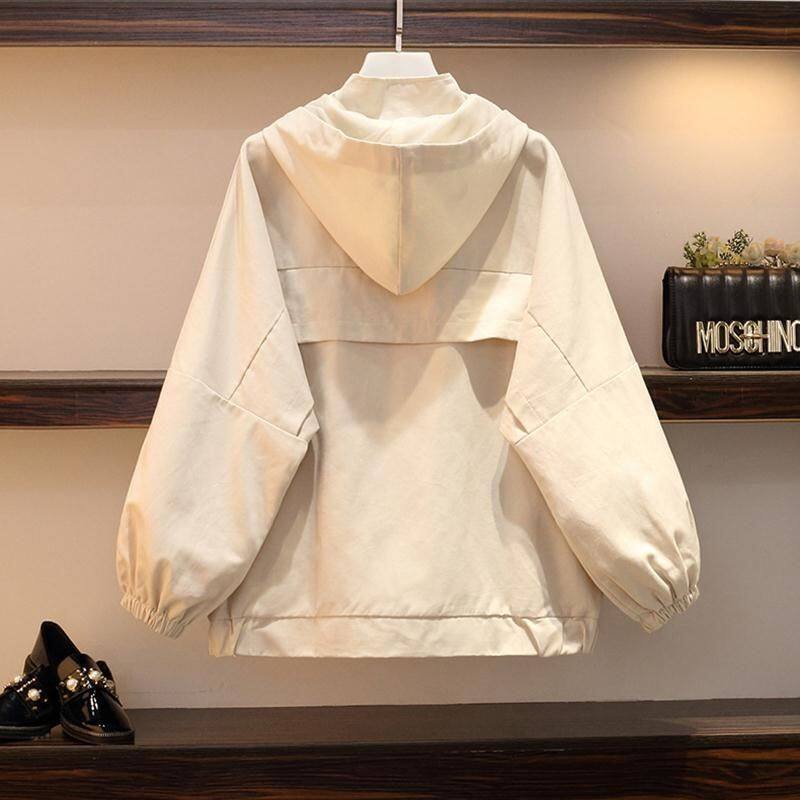 Plus Size Women's Tooling Cold Student Long-sleeved Cardigan Jacket