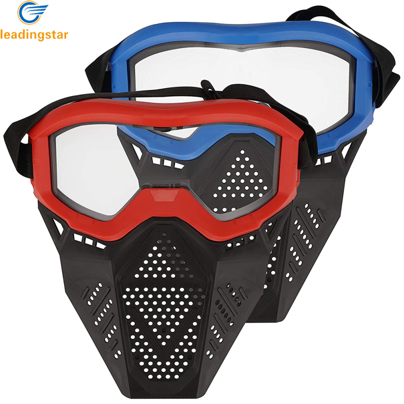 LEADINGSTAR Face Protector with Goggles Compatible with Nerf Rival Apollo Zeus Khaos Blasters Rival