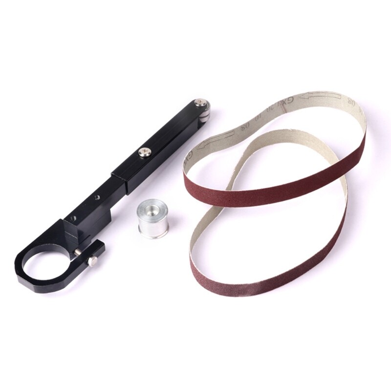 Sander Machine Sanding Belt Adapter Head Convert with Sanding Belts for Electric Model 100 Angle Grinder Woodworking