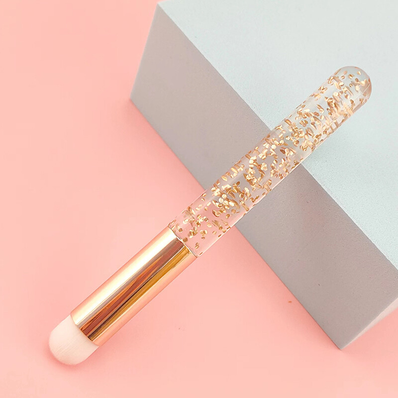 Buytra Round Head Lip Brush Makeup Brush Lipstick Smudge Brush Mini Blush Brush