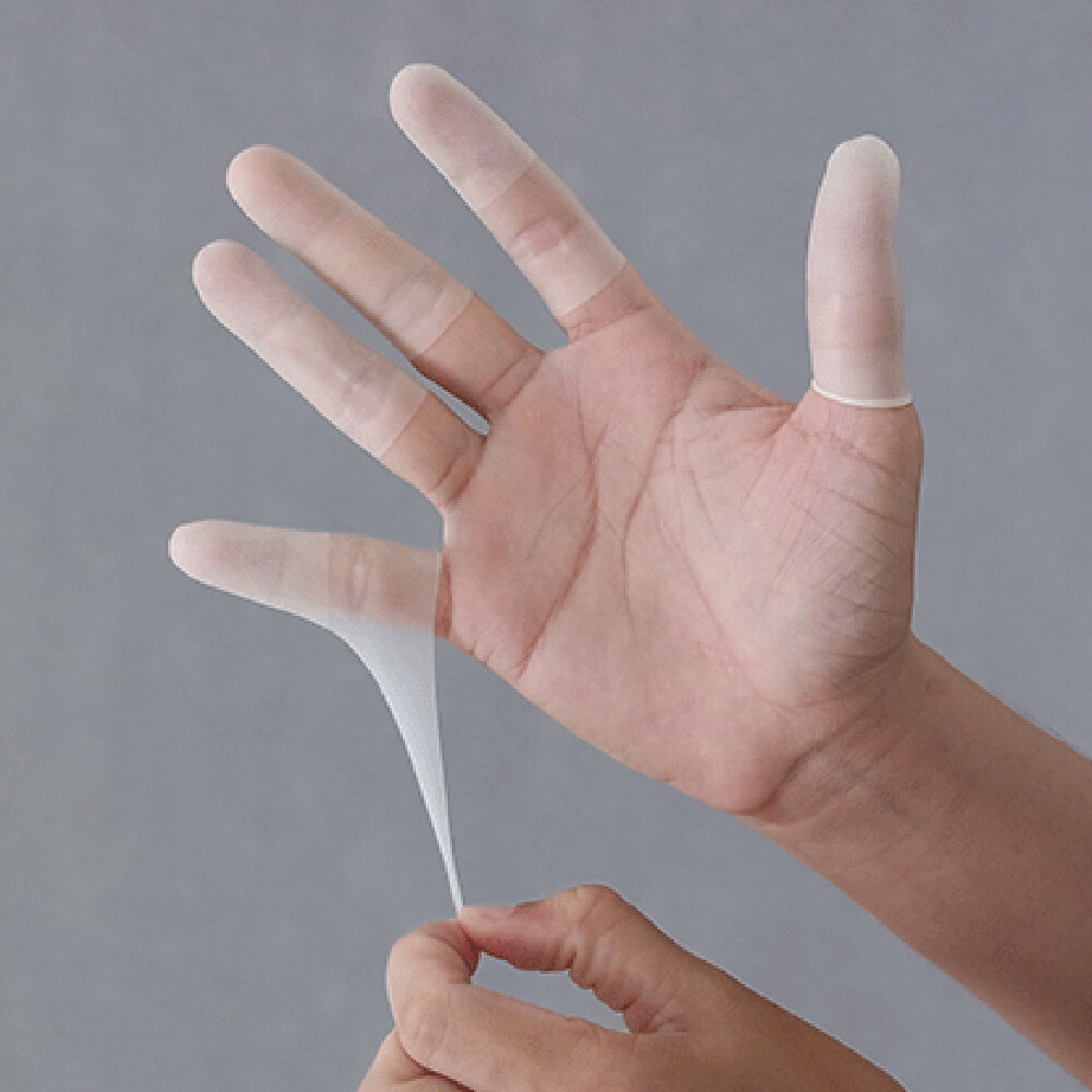 Bao ngón tay bảo vệ chống tĩnh điện Latex siêu mỏng Bao ngón tay dùng một lần bảo vệ đầu ngón tay