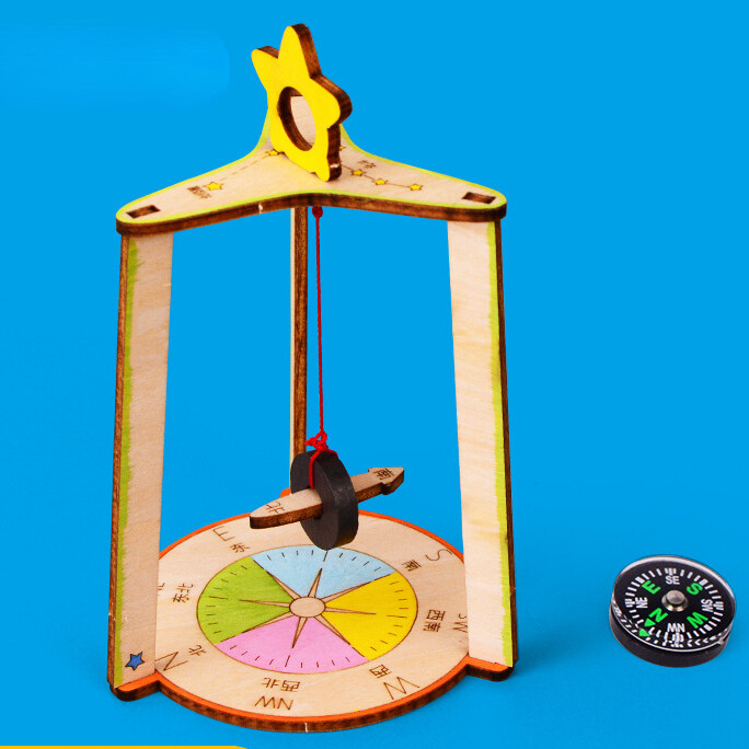 DIY Compass Science Experiment Technology Primary Production Student Puzzle Physics Toy Equipment