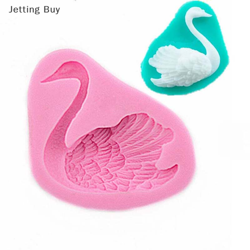 Flash Sale Swan Silicone Fondant Cake Decorating Sugarcraft Mold Cookie Pastry Baking Mould
