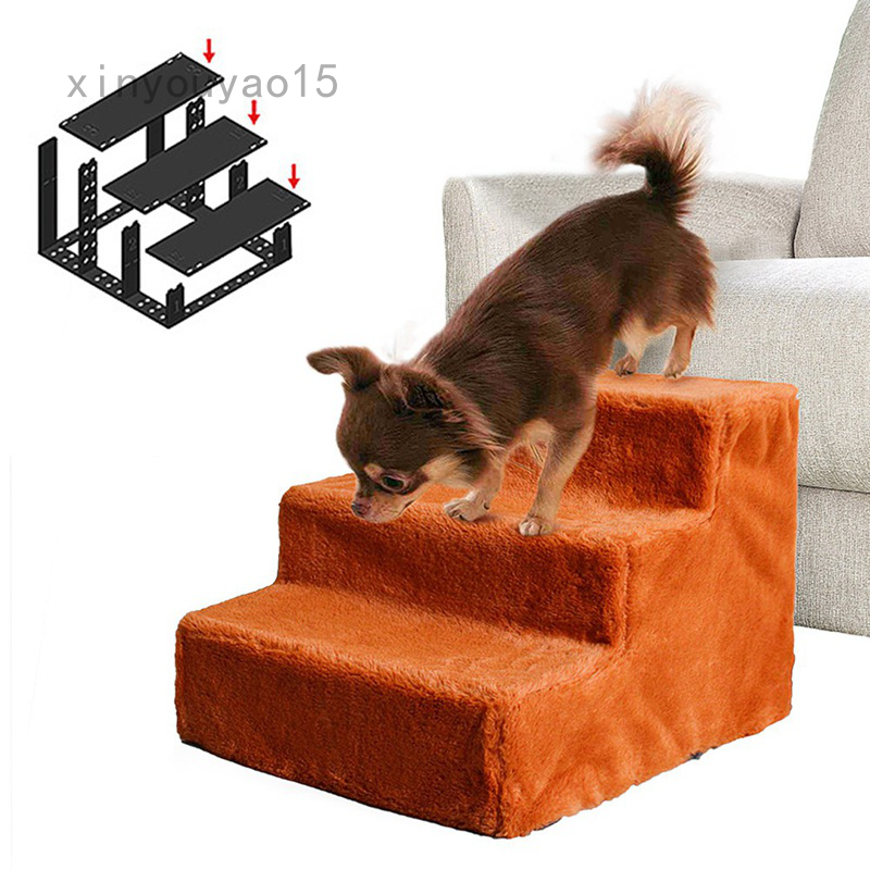 Cầu Thang cho thú cưng có thể giặt được, vỏ bọc bằng vải nhung lông cho giường sofa cho bậc thềm chó