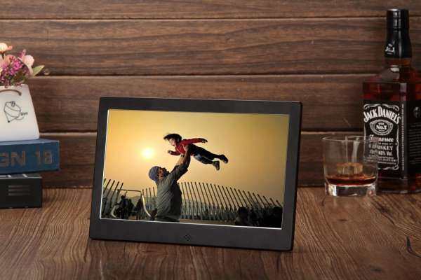 Cực hẹp Ốp viền HD 10 inch Khung ảnh kỹ thuật số Album ảnh Finleystore