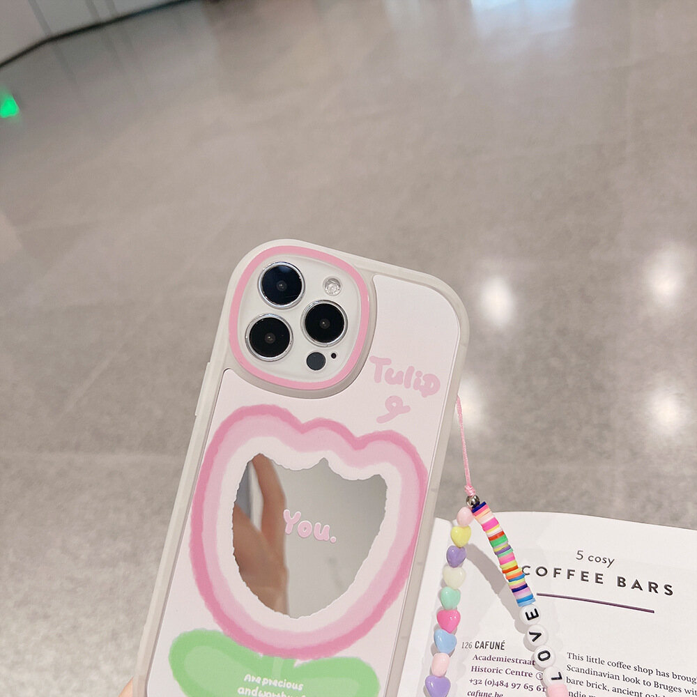 Funny Pattern Girly IPhone Cases Soft TPU Back Cover For iPhone 14 Pro Max iPhone 14 Plus iPhone 13 Pro Max Iphone 13 mini iPhone 12 Pro Max Iphone 12 mini 11 Pro Max XS Max XR 7 Plus 8 Plus SE Silicone shockproof phone case with chain