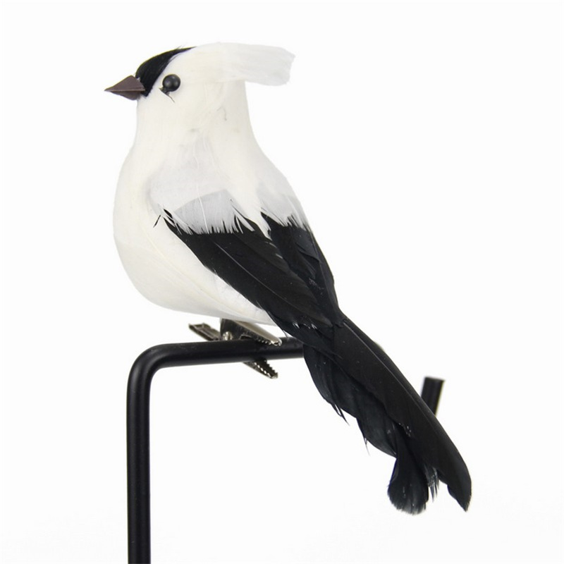 Foam Feather Artificial Parrots Imitation Bird Model Outdoors Garden Decoration