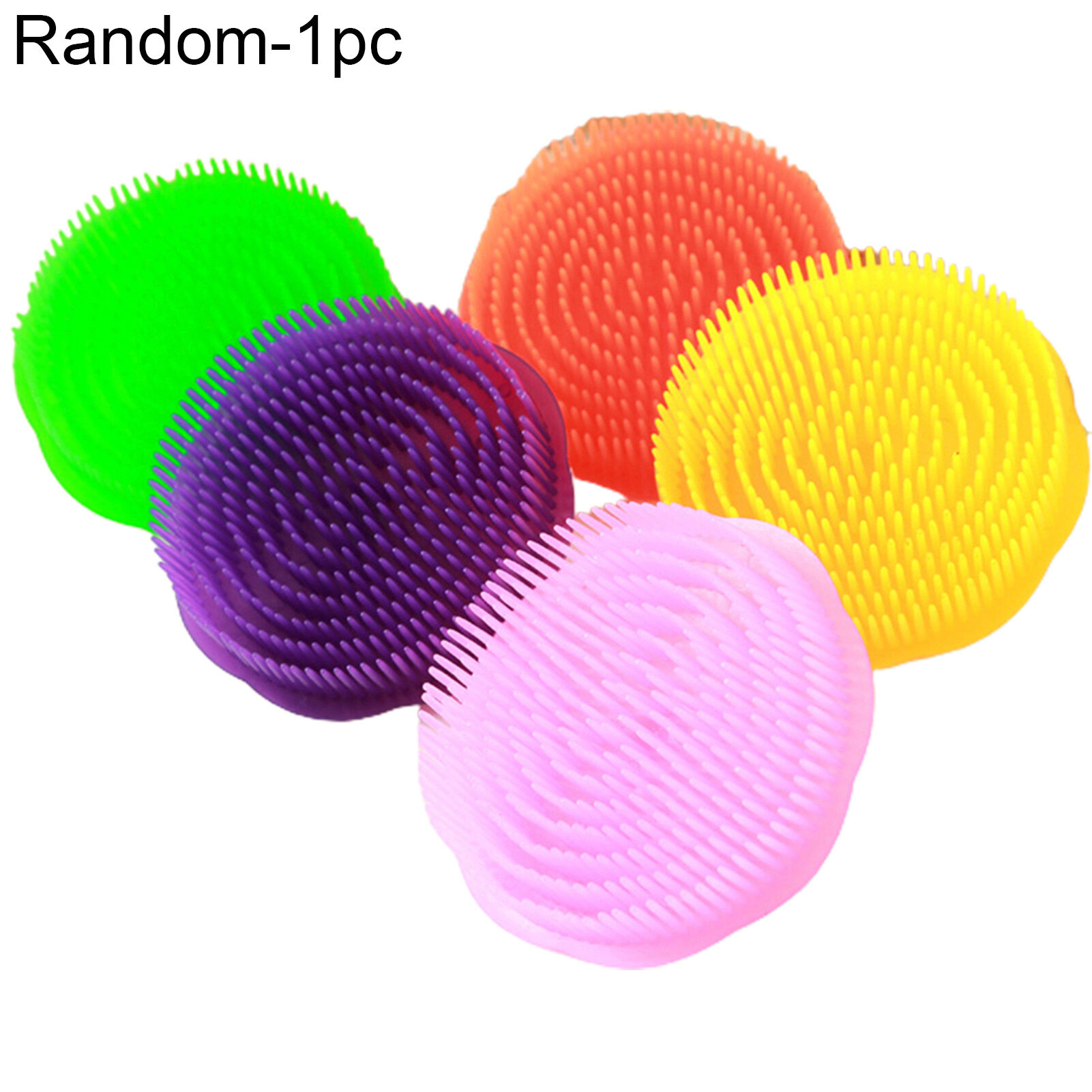 Zhixin Massage Comb Round Scalp Massager Plastic Bathing Hair Scalp Comb Bathing Tool Massage Brush Soft
