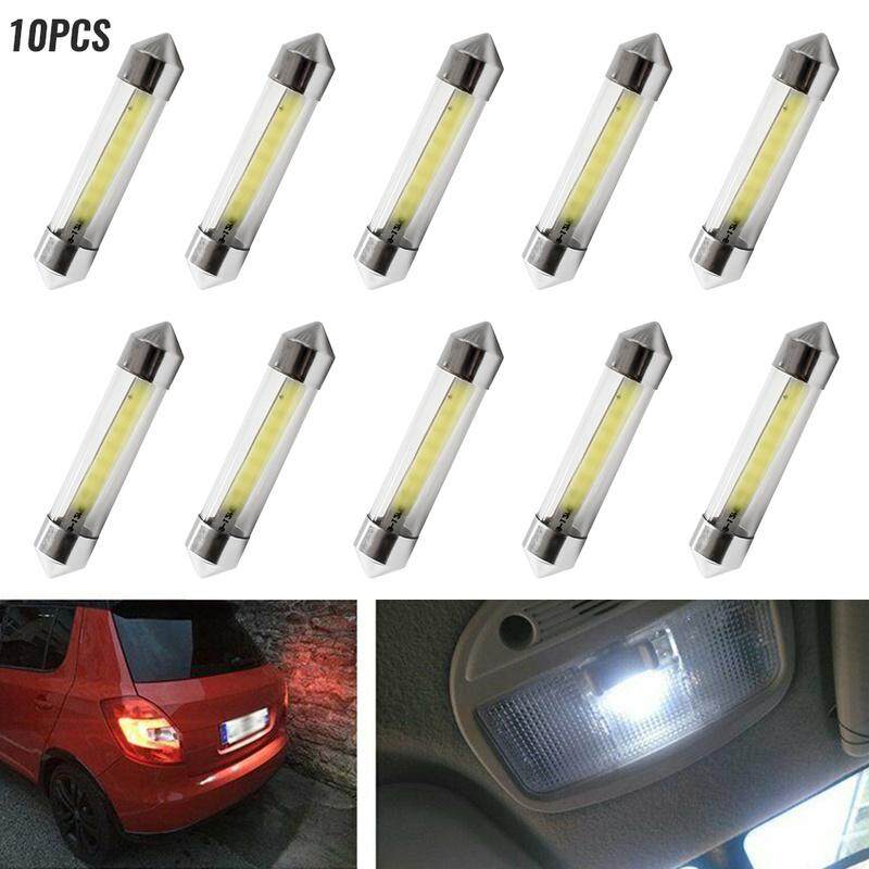 Cắm Và Chơi Ánh Sáng Hoàn Hảo, Đèn LED Phân Phối 10x Festoon COB SMD 36Mm 12V Màu Trắng Cho Nội Thất Ô Tô Chiếu Sáng Nội Thất Lối Vào