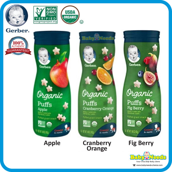 gerber organic puffs