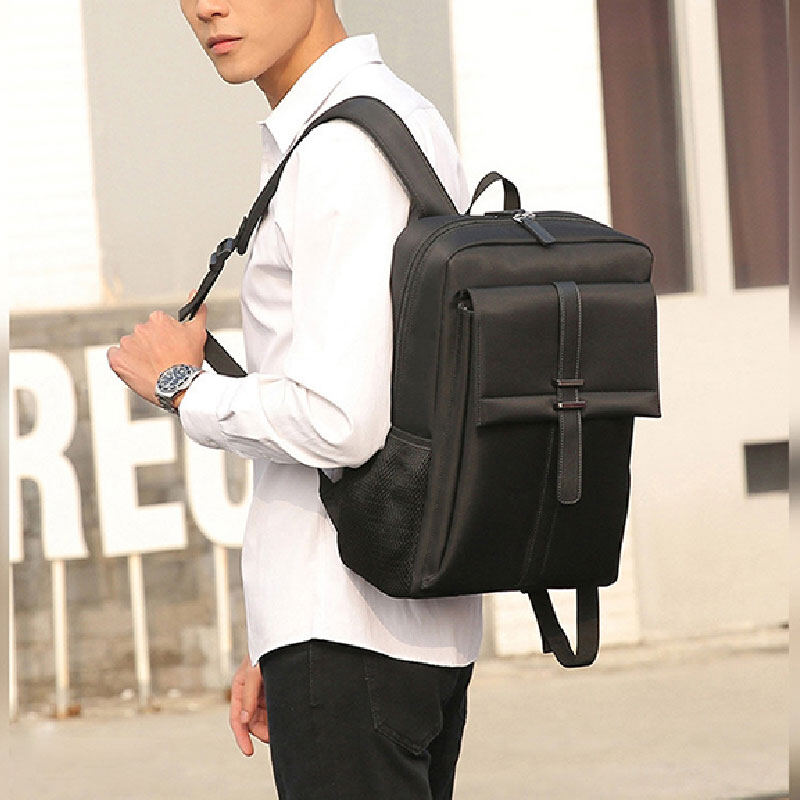 QFDI [business backpack] new fashion computer backpack travel backpack simple men's backpack