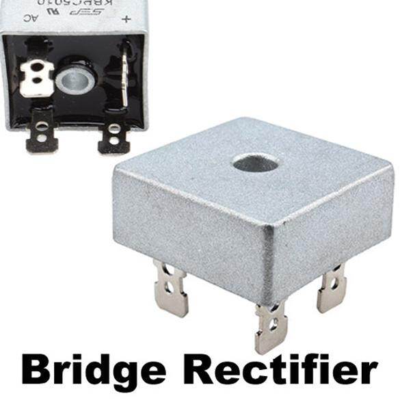 1pc KBPC5010 Metal Case 50A 1000V Diode Bridge Rectifier Silver